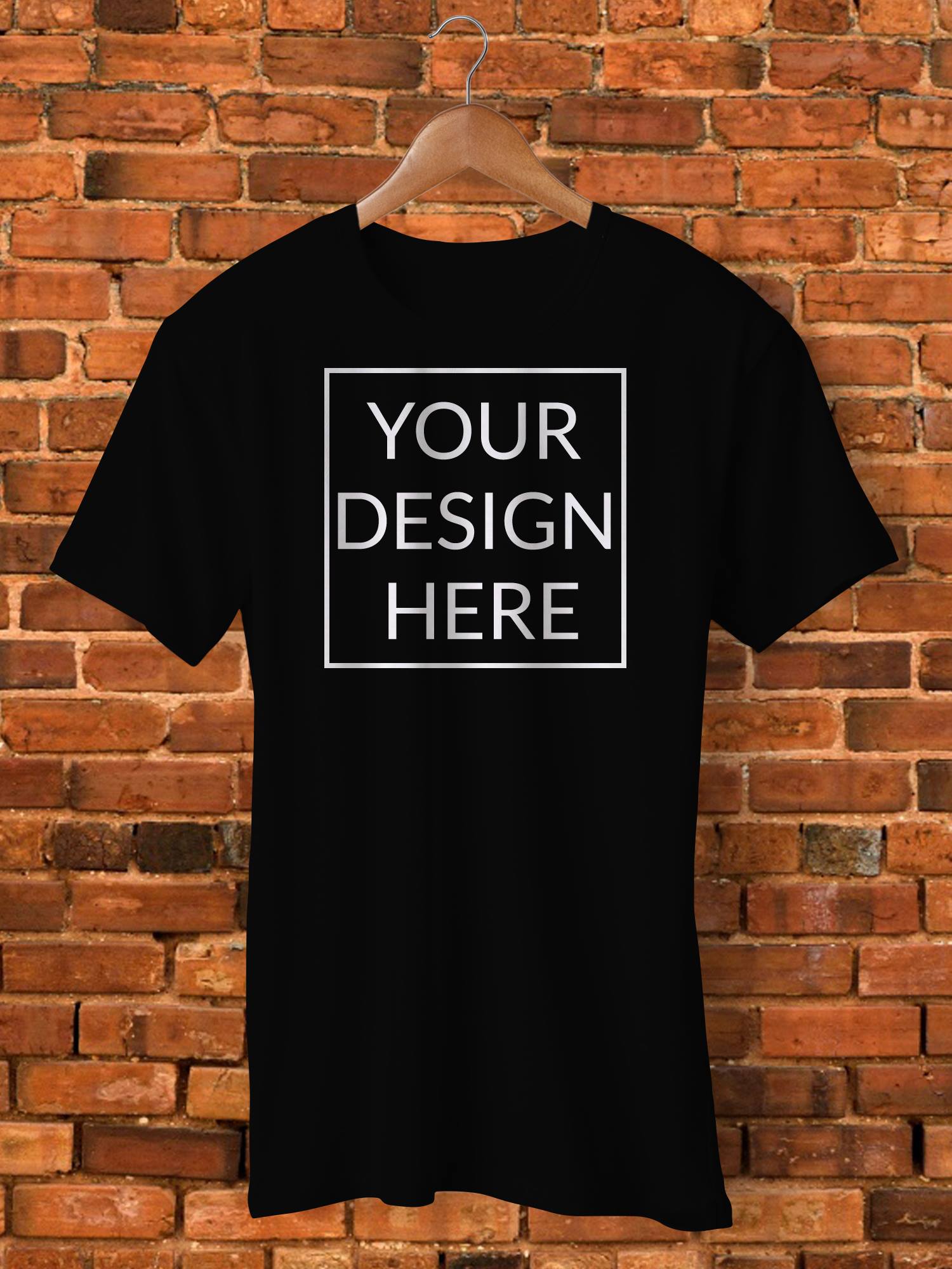 Any Design or picture Black T Shirt