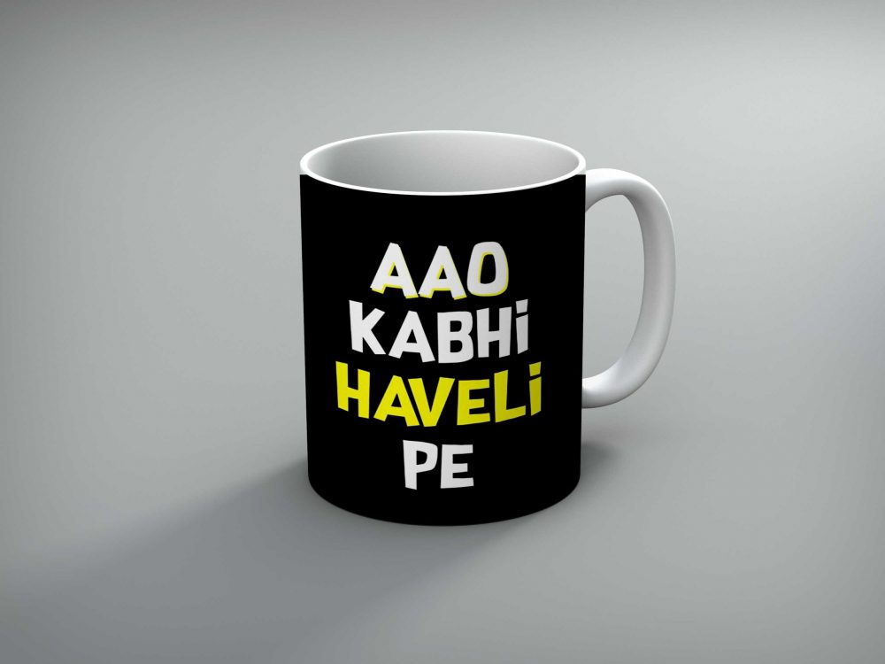 Aao Kabhi Haveli Pe Mug By Roshnai - Pickshop.Pk