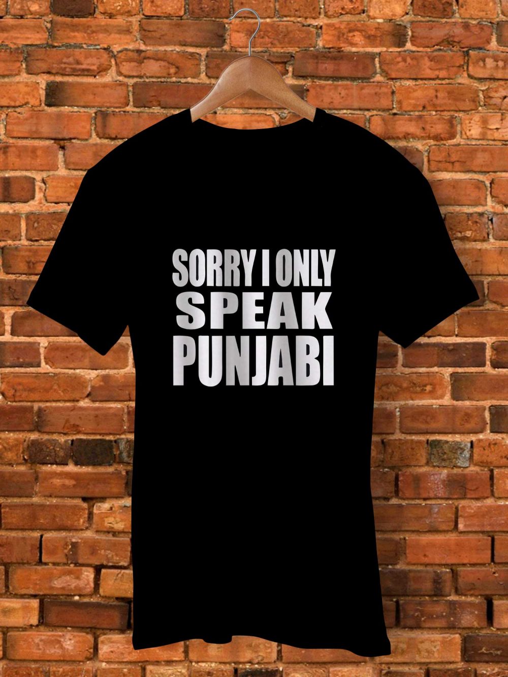 Sorry I Only Speak Punjabi T-Shirtt Shirt By  - Pickshop.Pk