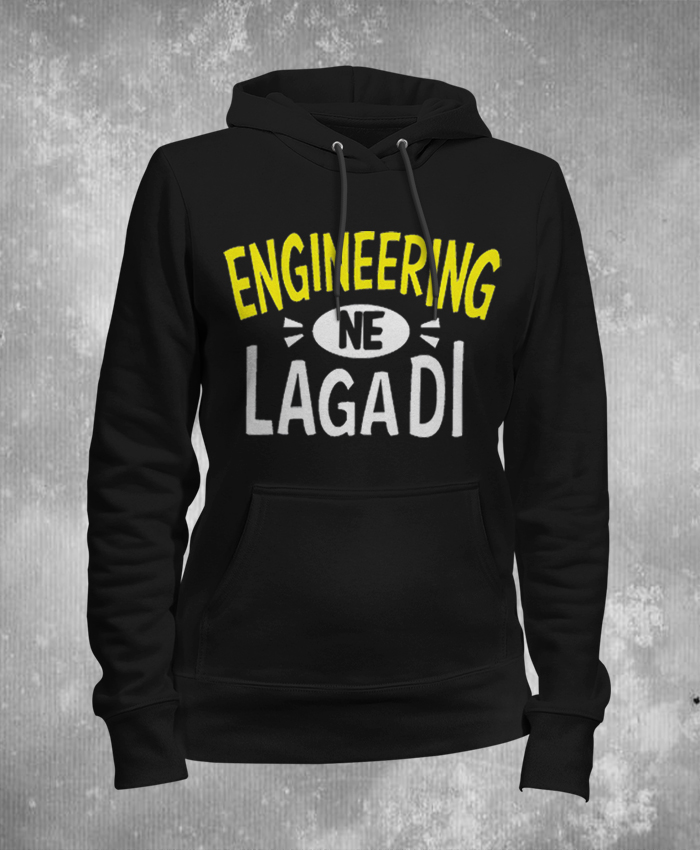 Engineering Ne Lagadi Hoodie By Teez Mar Khan - Pickshop.Pk