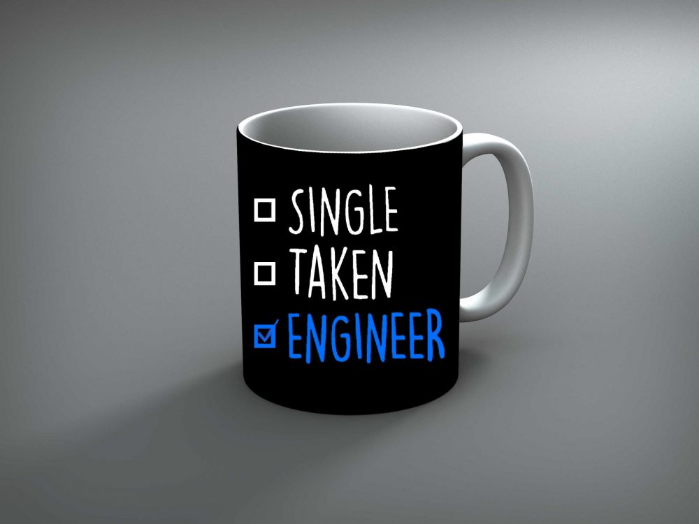 Single Taken Engineer Mug By Roshnai - Pickshop.Pk