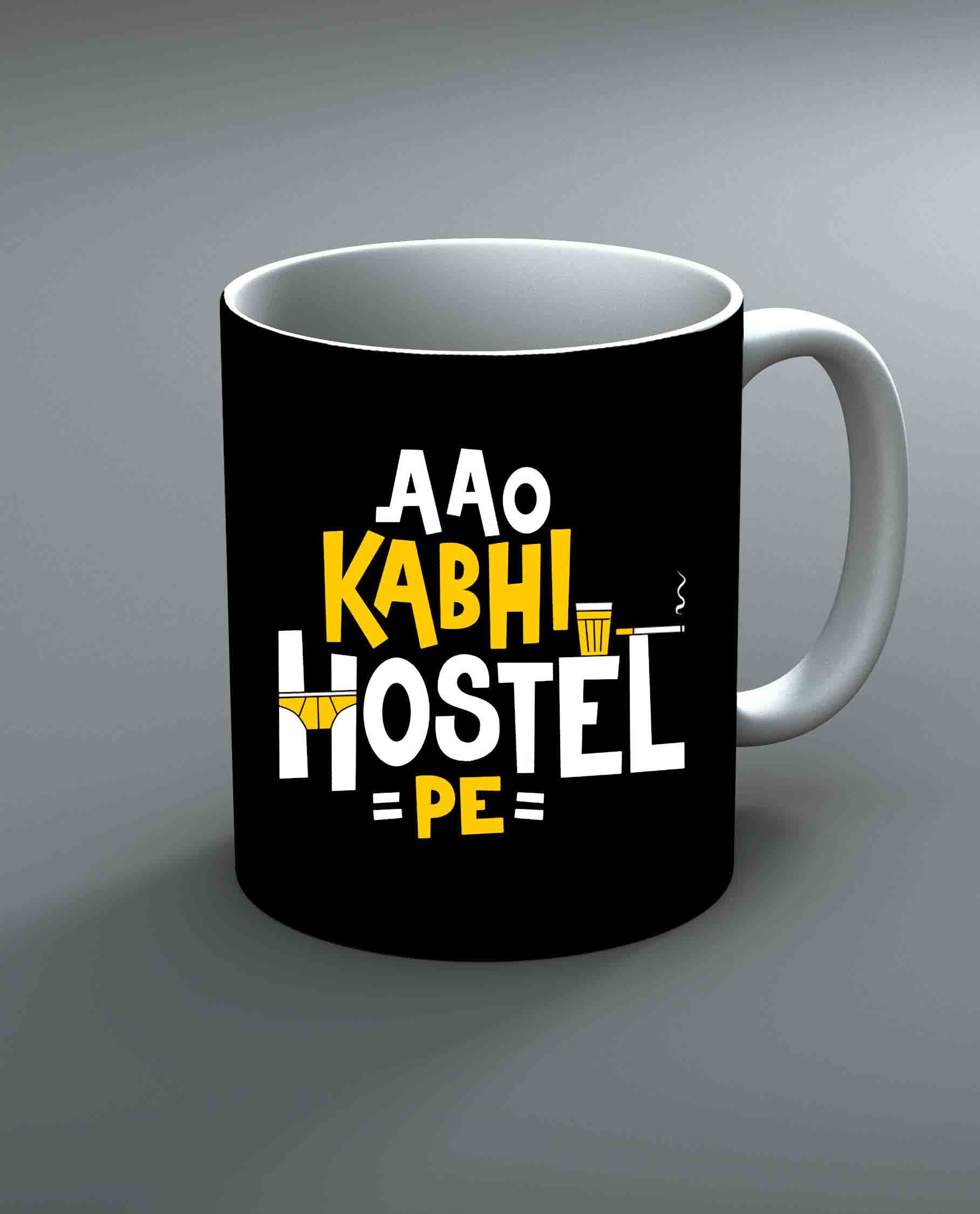 Aao Kabhi Hostel Pe Mug By Roshnai - Pickshop.Pk
