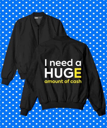 I Need A Hug Bomber Jacket By Teez Mar Khan - Pickshop.Pk