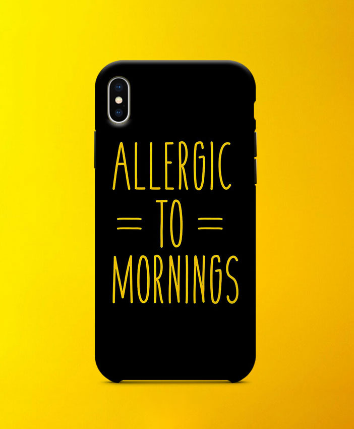 Allergic To Mornings Mobile Case By Roshnai - Pickshop.Pk