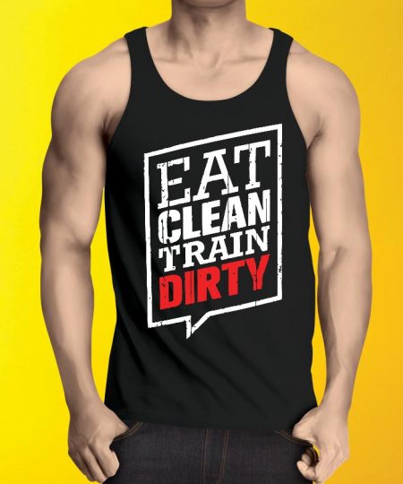 Eat Clean Train Tank Top By Teez Mar Khan - Pickshop.Pk