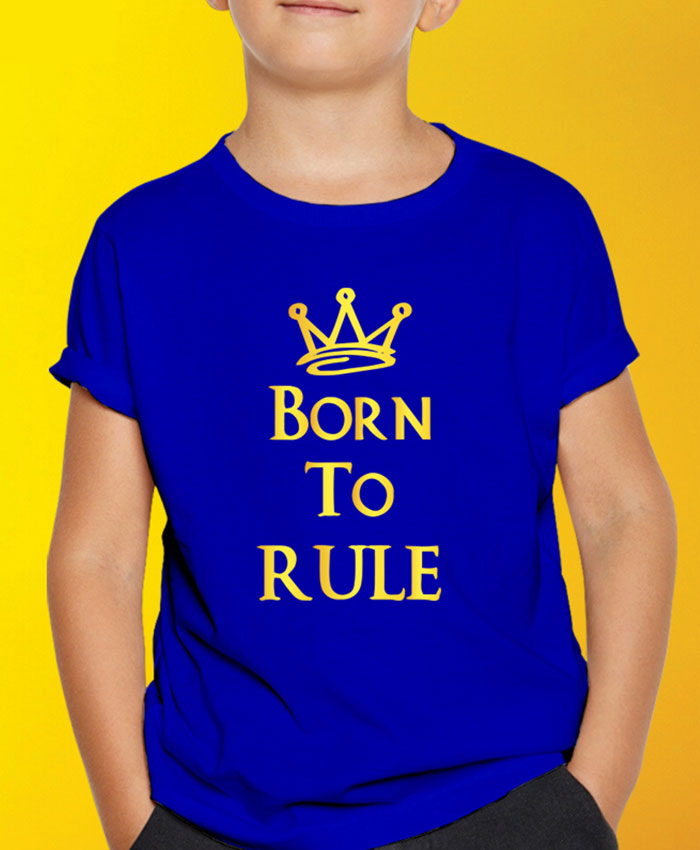 Born To Rule T-Shirt By Roshnai - Pickshop.Pk