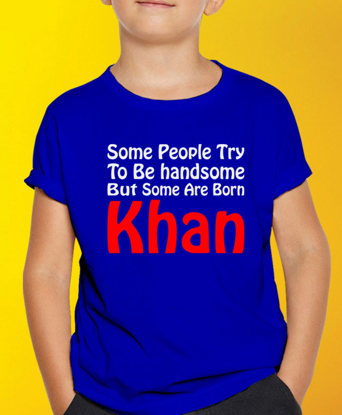But Some Are Born Khan T-Shirt By Roshnai - Pickshop.Pk