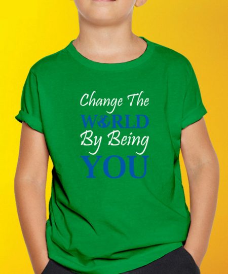 Change The World T-Shirt By Roshnai - Pickshop.Pk