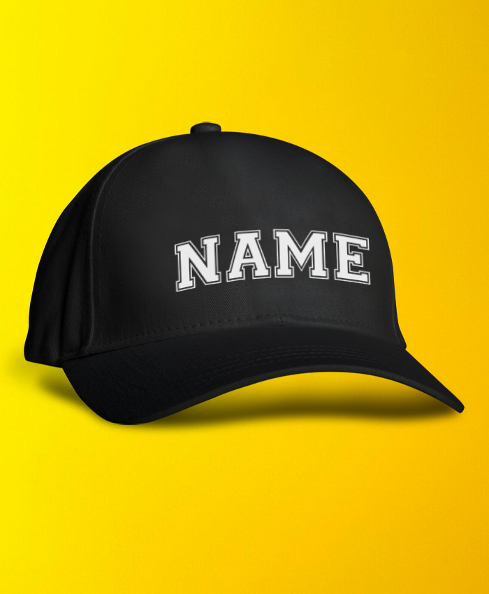 Customized Name Cap (Varsity Style) - Pickshop.pk