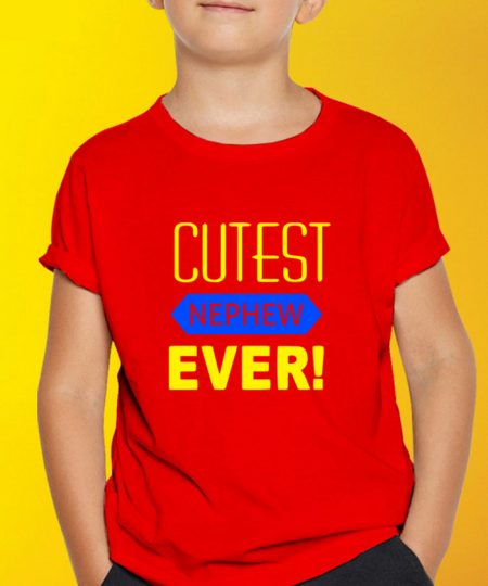 Cutest Nephew Ever T-Shirt By Roshnai - Pickshop.Pk