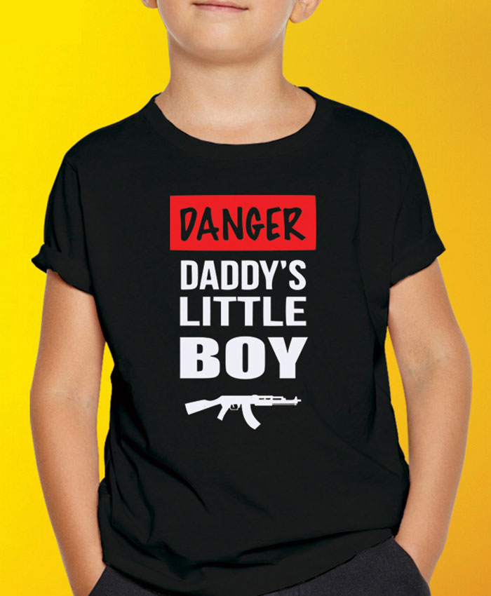 Daddys Little Boy T-Shirt By Roshnai - Pickshop.Pk