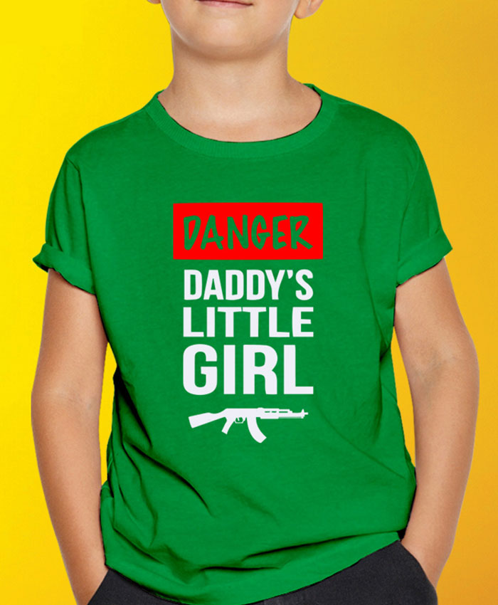 Daddys Little Girl T-Shirt By Roshnai - Pickshop.Pk