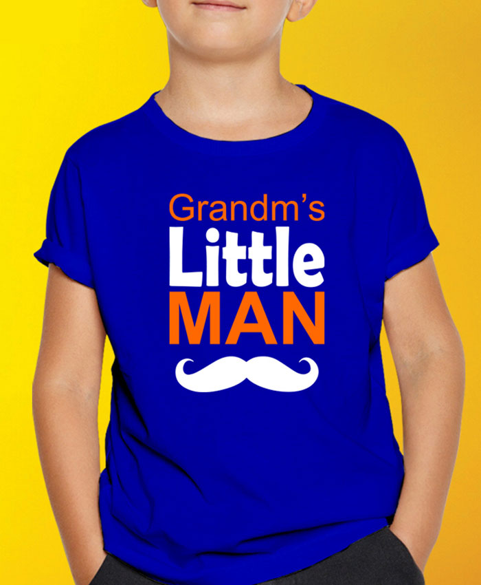 Grandmas Little Man T-Shirt By Roshnai - Pickshop.Pk