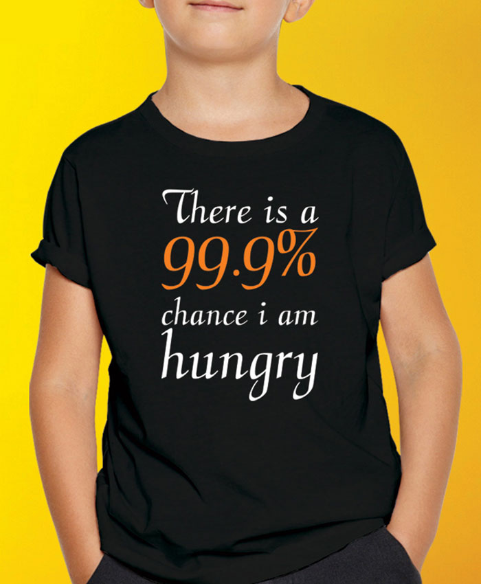 Hungry T-Shirt By Roshnai - Pickshop.Pk