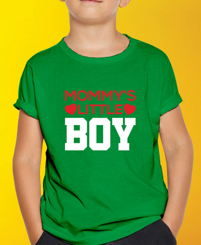 Mommy Little Boy T-Shirt By Roshnai - Pickshop.Pk