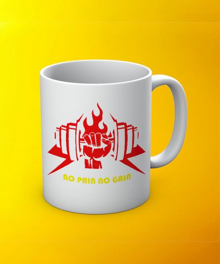 No Pain No Gain D4 Mug By Roshnai - Pickshop.Pk