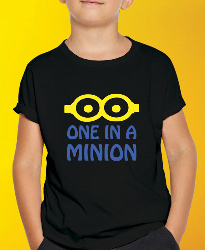 One In A Minion T-Shirt By Roshnai - Pickshop.Pk
