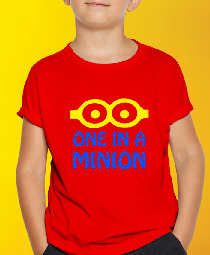 One In A Minion T-Shirt By Roshnai - Pickshop.Pk