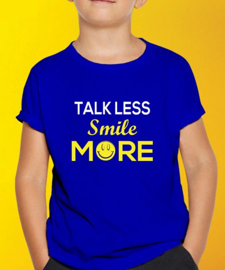 Talk Less Smile More T-Shirt By Roshnai - Pickshop.Pk