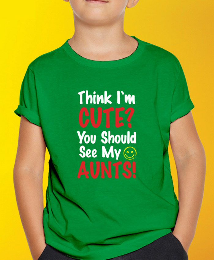 You Should See My Aunts T-Shirt By Roshnai - Pickshop.Pk