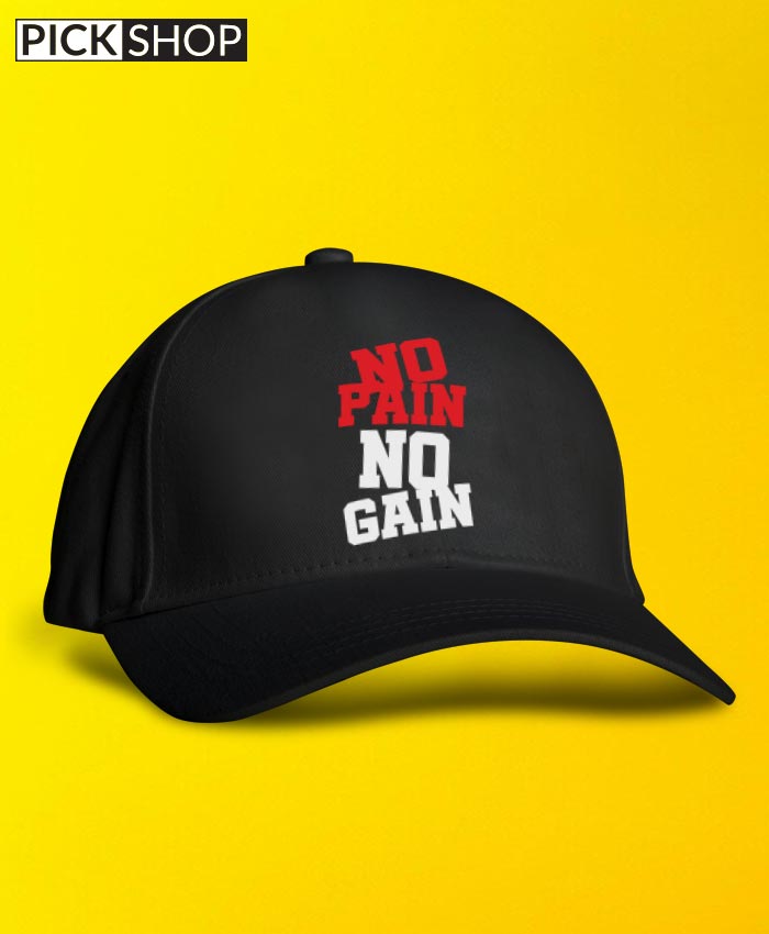 No Pain No Gain Cap By Roshnai - Pickshop.Pk