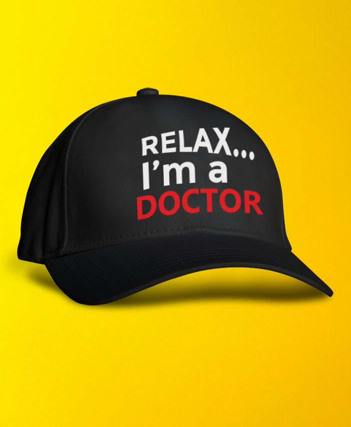 Relax I M Doctor Cap