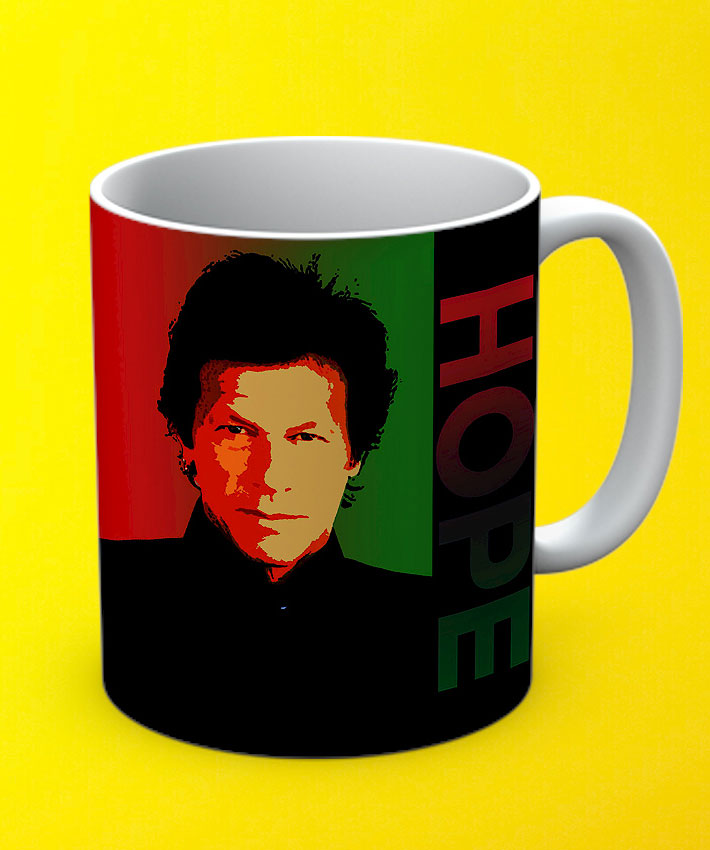 Hope Imran Khan Mug By Teez Mar Khan - Pickshop.pk