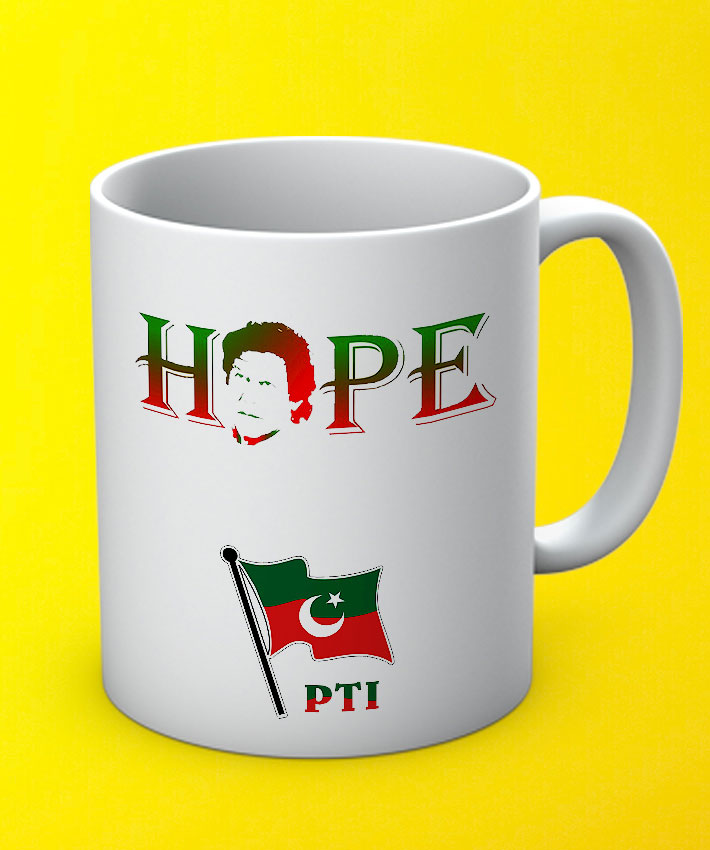 Hope Pti Mug By Teez Mar Khan - Pickshop.pk