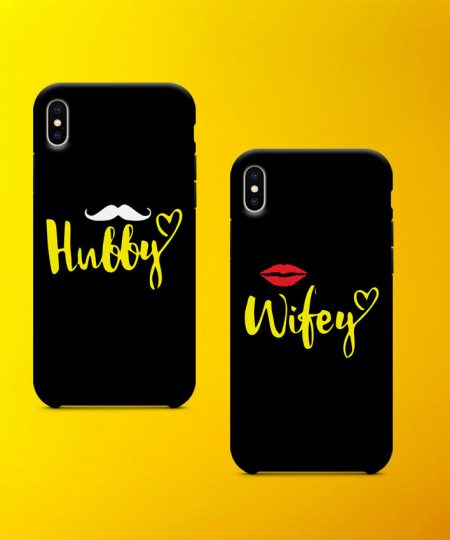 Hubby Wife Mobile Case By Teez Mar Khan - Pickshop.pk