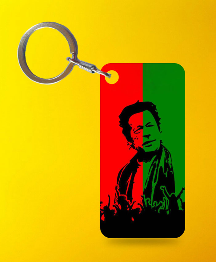 Imran Khan Jalsa Keychain By Teez Mar Khan - Pickshop.pk