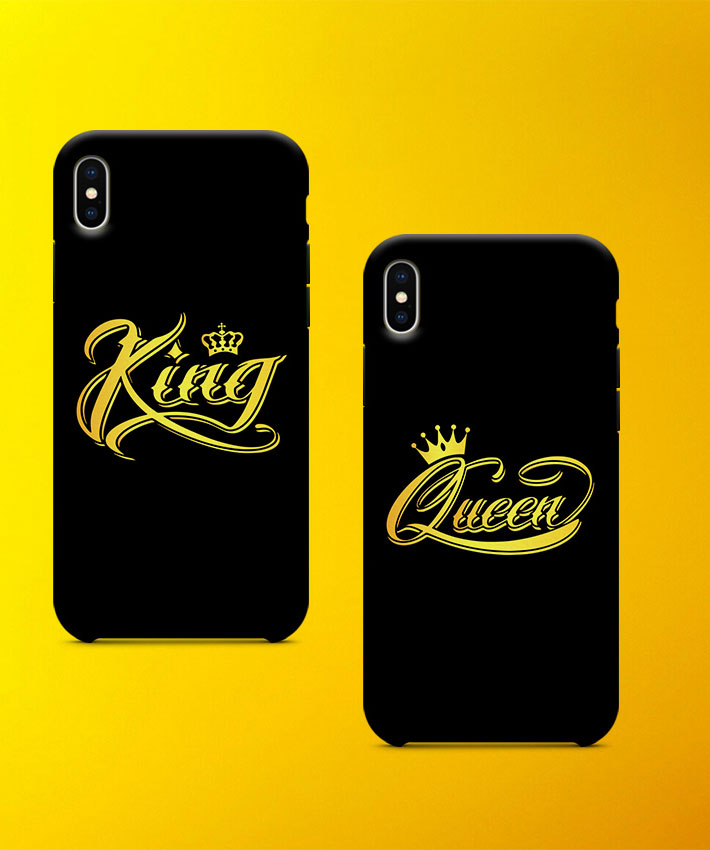 King And Queen Mobile Case By Teez Mar Khan - Pickshop.pk