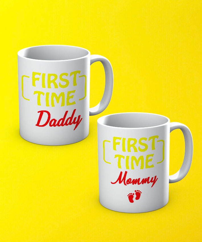 Mommy Daddy Mug By Teez Mar Khan - Pickshop.pk
