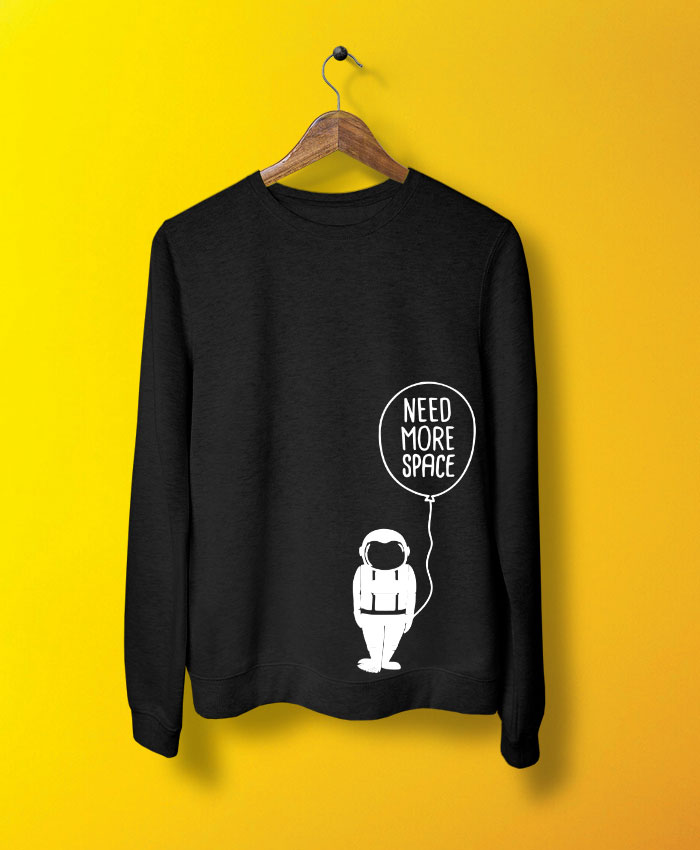 Need More Space Sweatshirt By Teez Mar Khan - Pickshop.pk