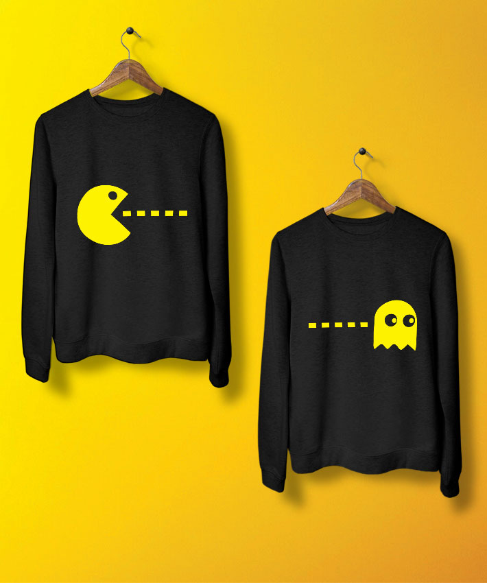 Pacman Sweatshirt By Teez Mar Khan - Pickshop.pk