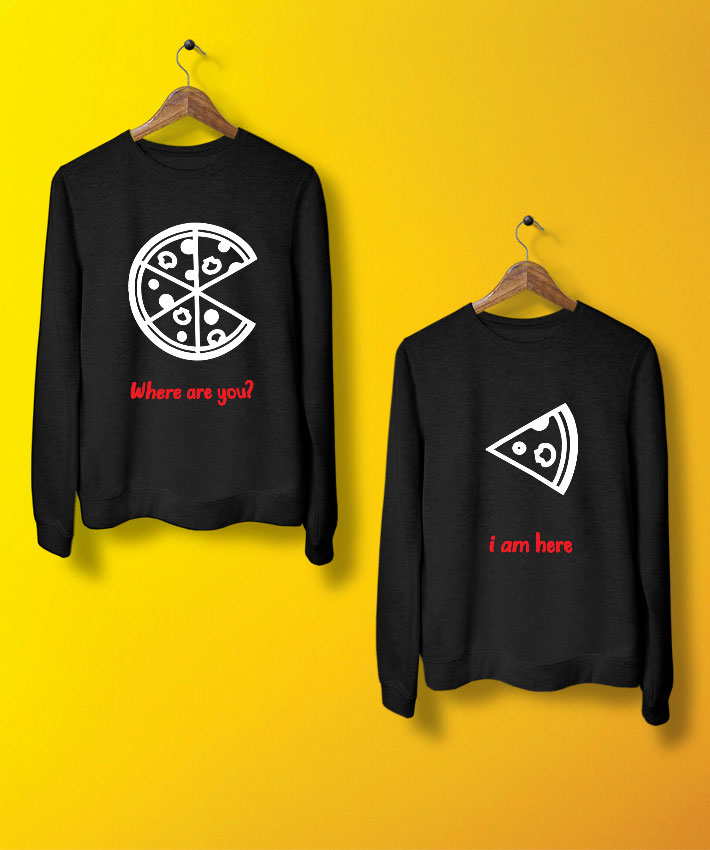 Pizza Slice Sweatshirt By Teez Mar Khan - Pickshop.pk