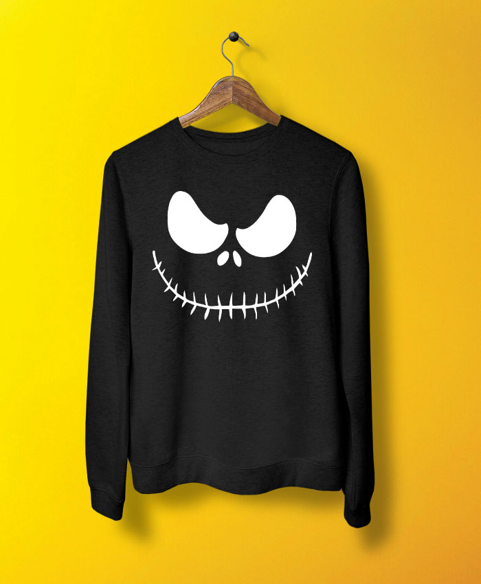 Spooky Smile Sweatshirt By Teez Mar Khan - Pickshop.pk