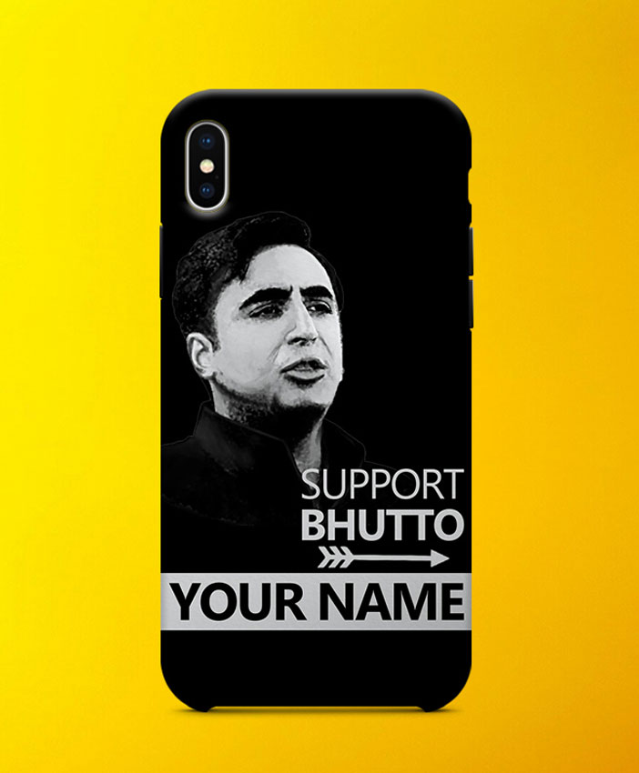 Support Bhutto Mobile Case By Teez Mar Khan - Pickshop.pk