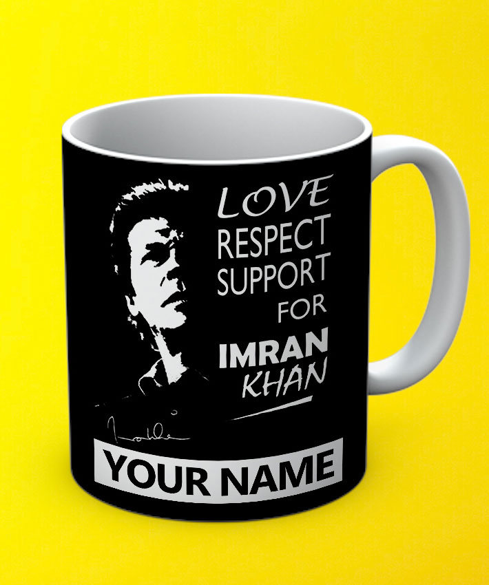 Support Imran Khan Mug By Teez Mar Khan - Pickshop.pk