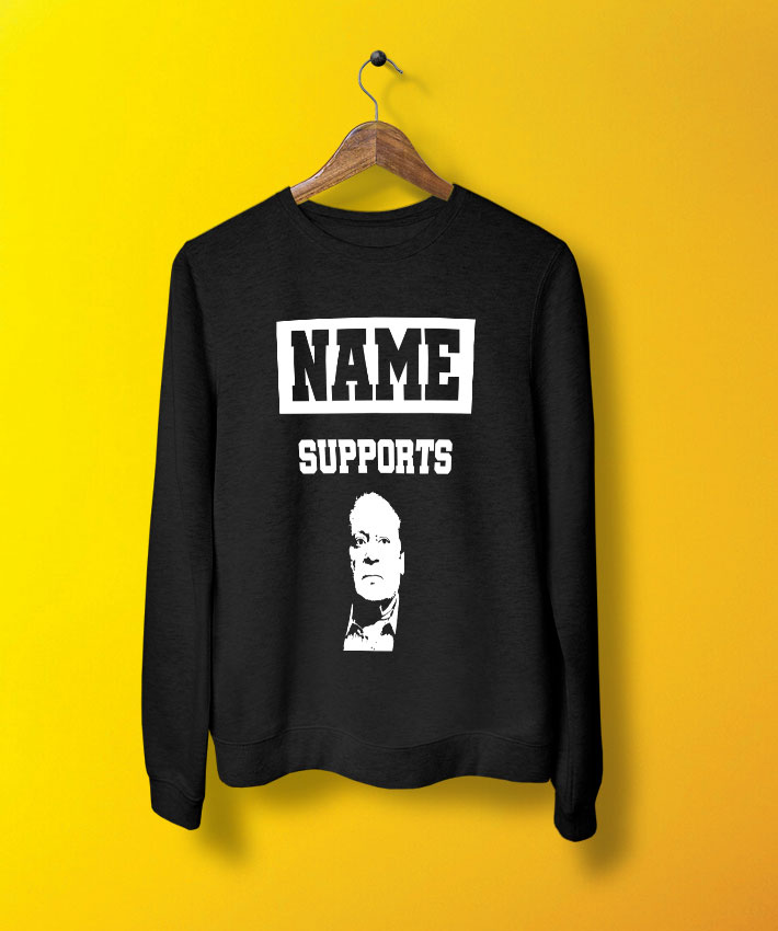 Support Nawaz Sweatshirt By Teez Mar Khan - Pickshop.pk