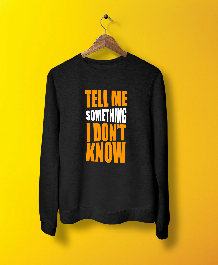 Tell Me Something Sweatshirt By Teez Mar Khan - Pickshop.pk