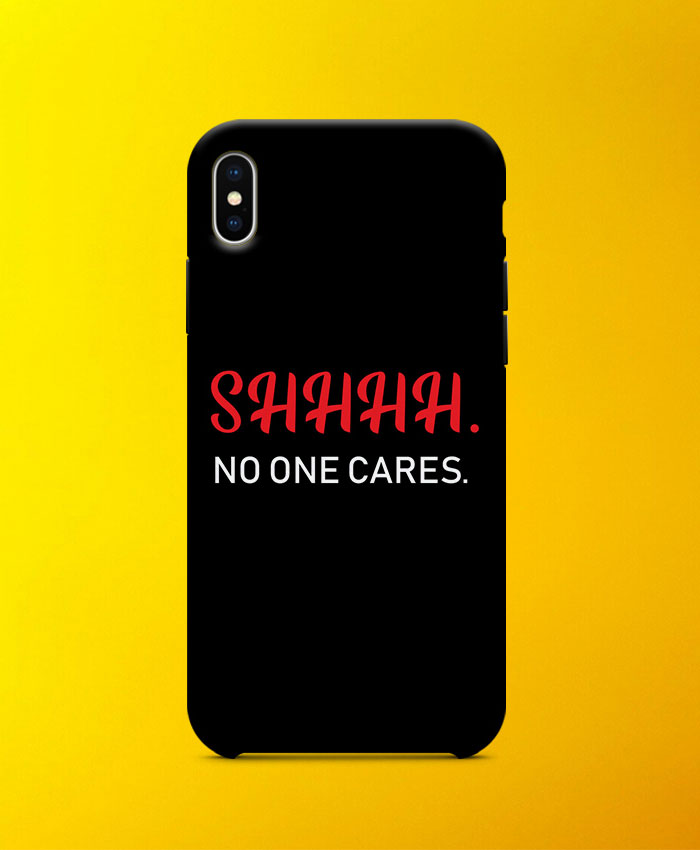 No One Cares Mobile Case By Teez Mar Khan - Pickshop.pk