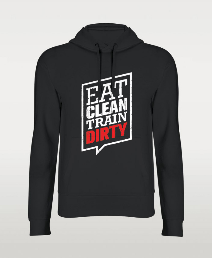 Eat Clean Train Hoodie