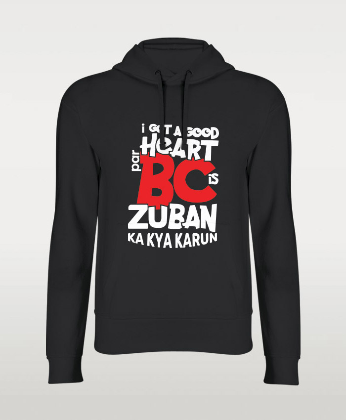 Is Zubaan Ka Kya Krun Hoodie